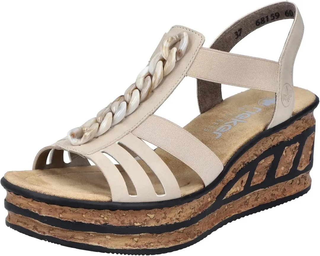 Rieker Dames Sandalen 68159 Beige