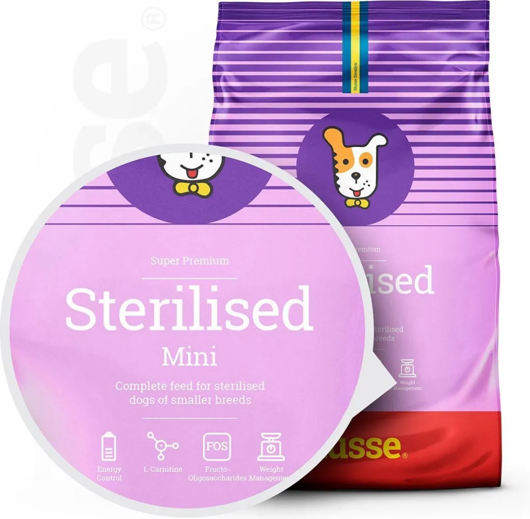 Husse Sterilised Mini Hondenvoer - 6 kg (3x2kg)