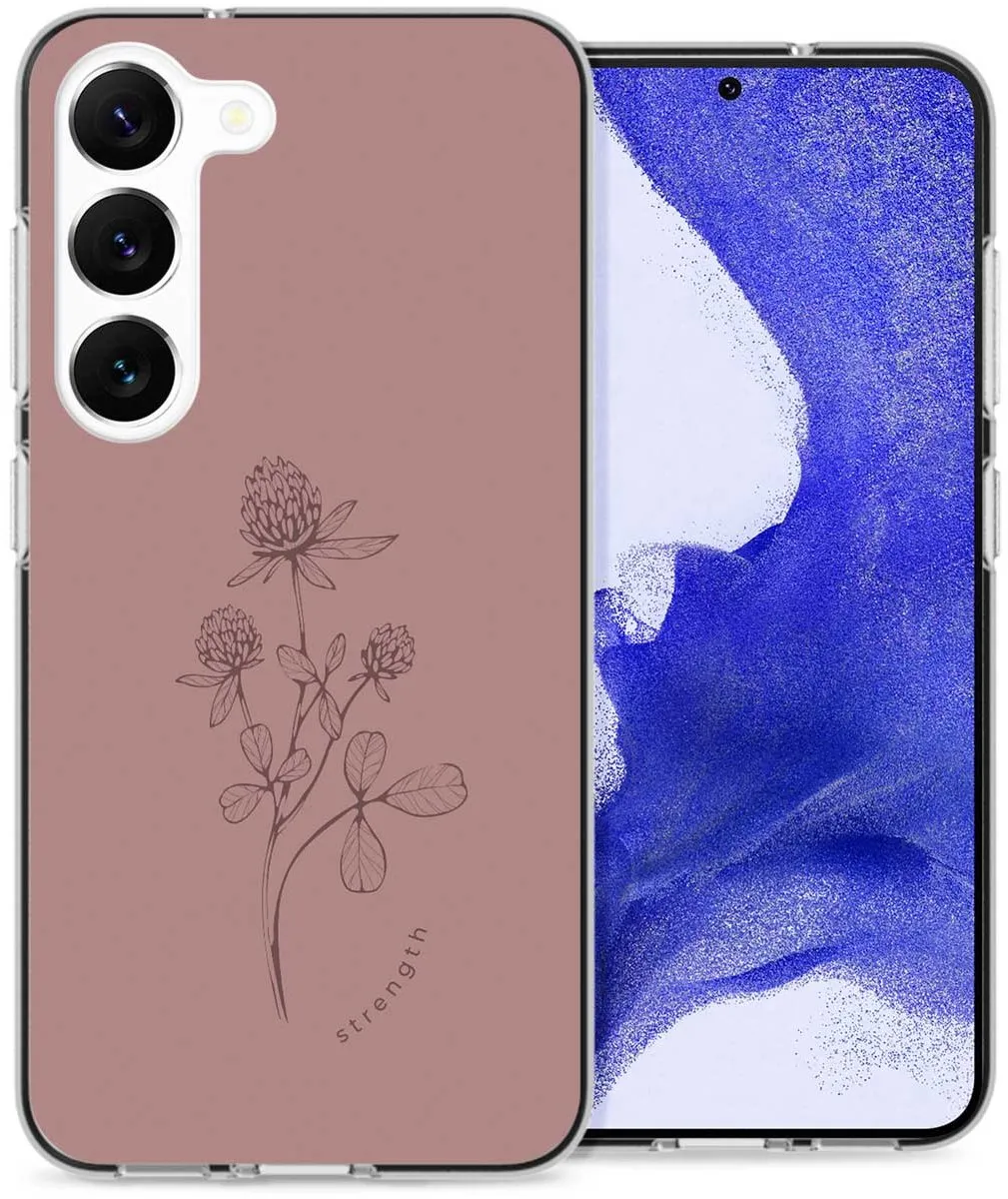 Imoshion Hoesje Samsung Galaxy S23 Plus Floral Pink