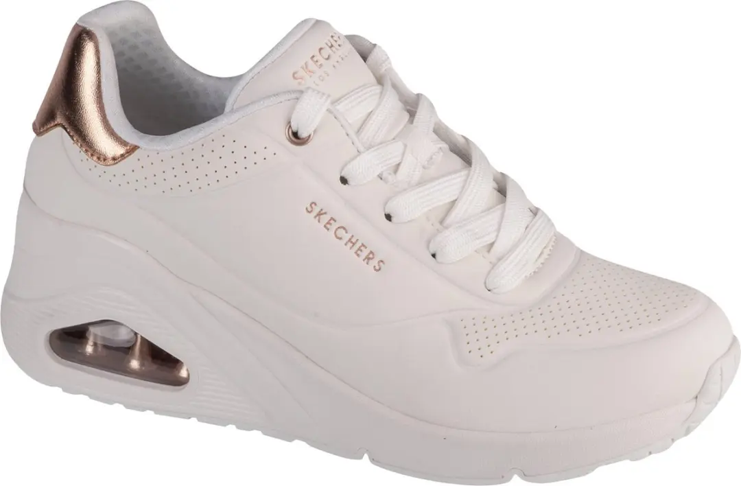 Skechers Uno Wedge Hi Steps Schoenen Wit EU 38 1/2 Vrouw