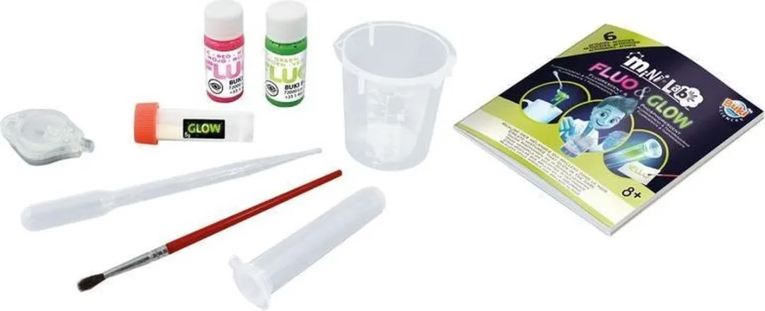 Buki France Mini Lab Fluorescerend - 2x AAA