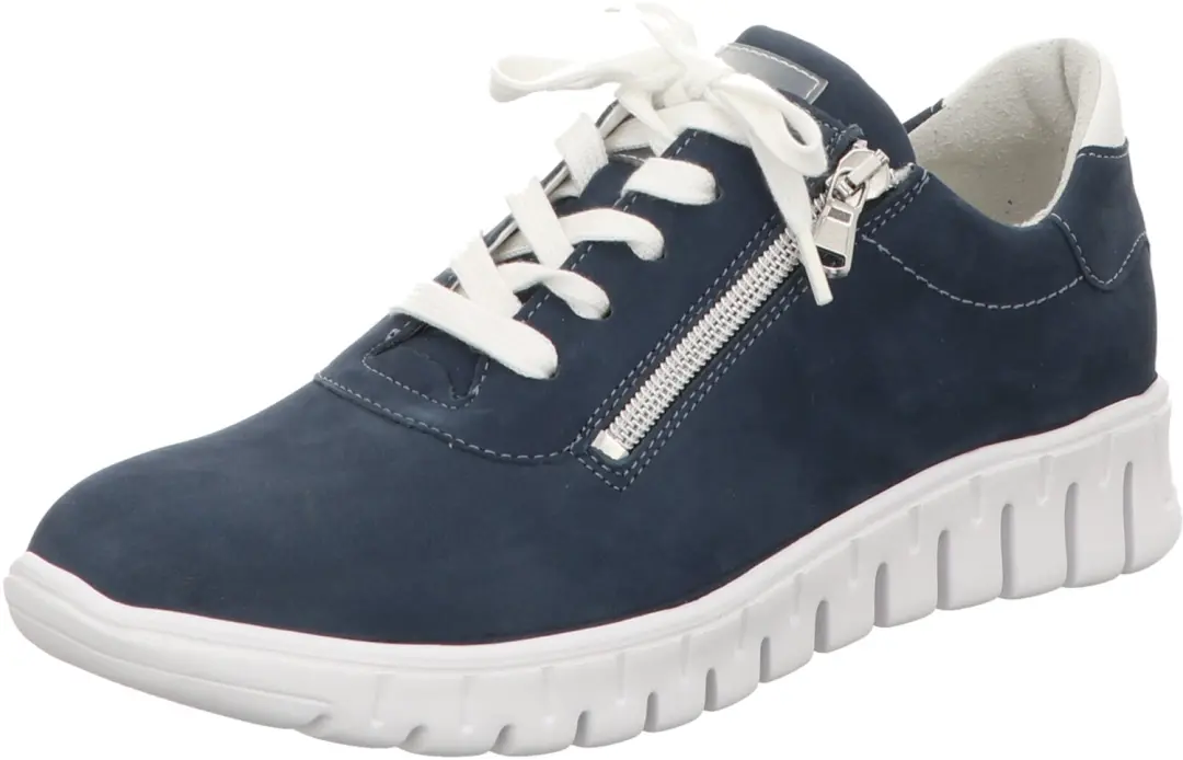 Waldläufer 916001-301/206 dames veterschoenen wit maat 36