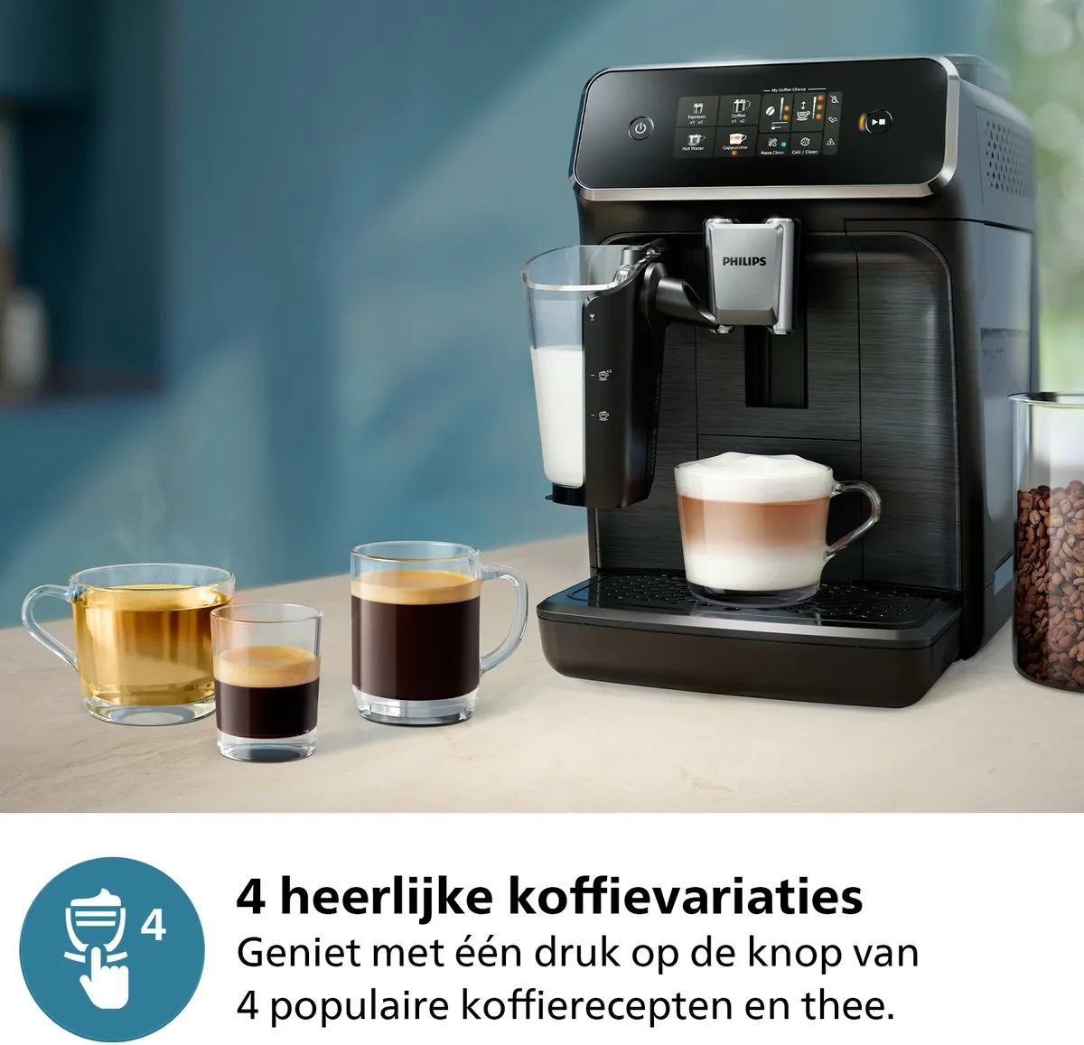 Philips 2300 Serie EP2334/10 Volautomatische Espressomachine - Zwart