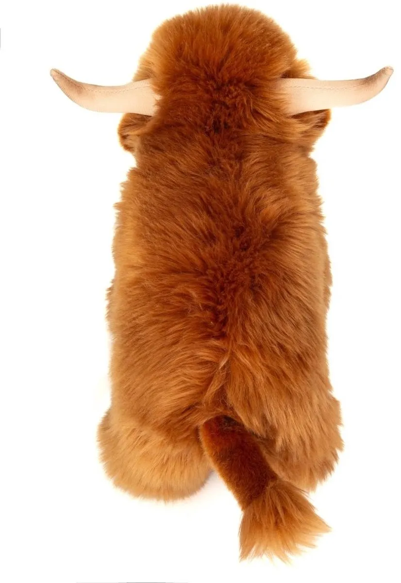 Hermann Teddy Knuffel Schotse Hooglander 28cm - Bruin
