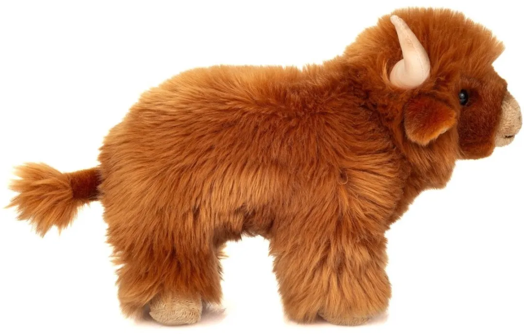 Hermann Teddy Knuffel Schotse Hooglander 28cm - Bruin