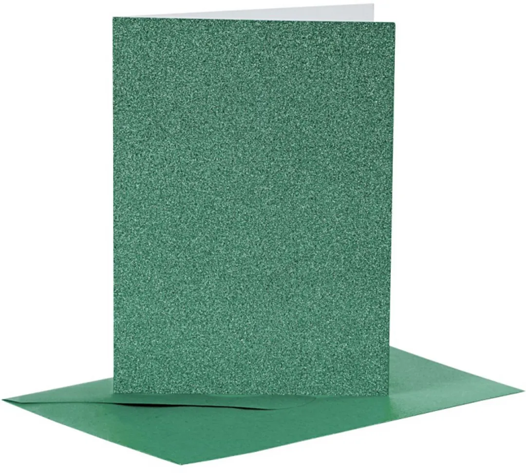 Creativ Company Glitter Kaarten & Enveloppen 10,5x15cm