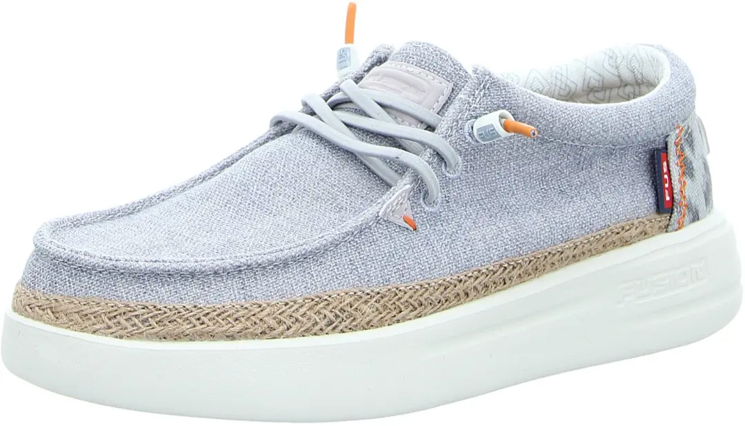 Fusion LILY linen lt.blue dames veterschoenen blauw maat 40
