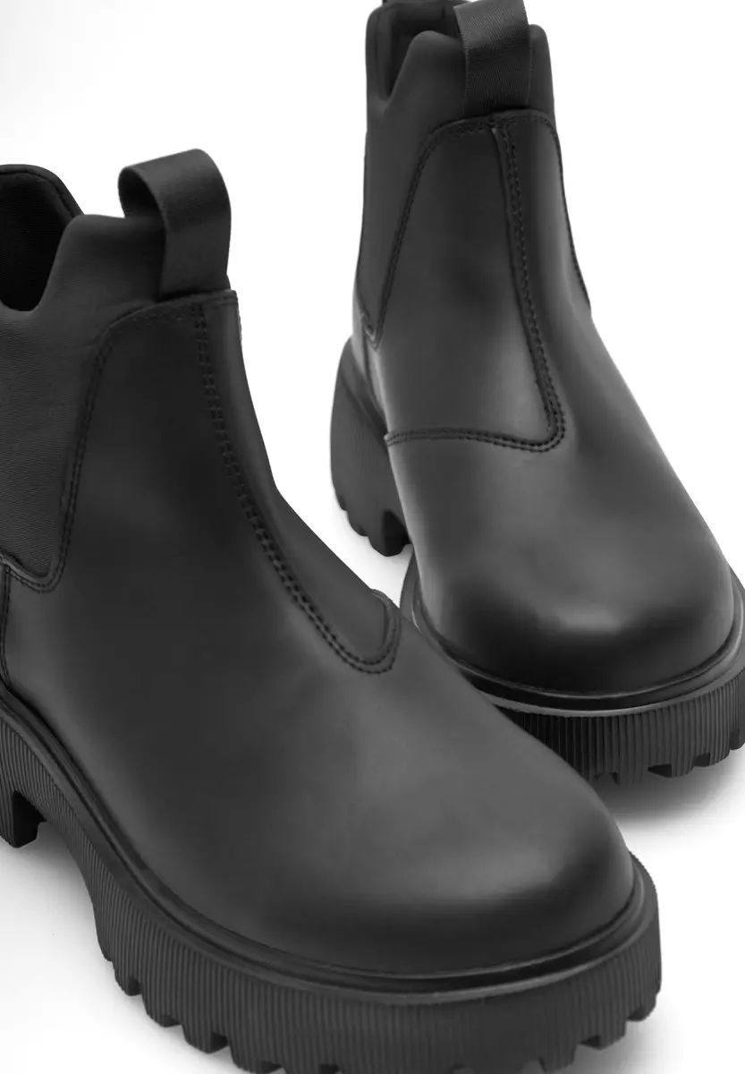 Woden Isabella Waterproof Enkellaarzen - Zwart - afbeelding 3 van 4