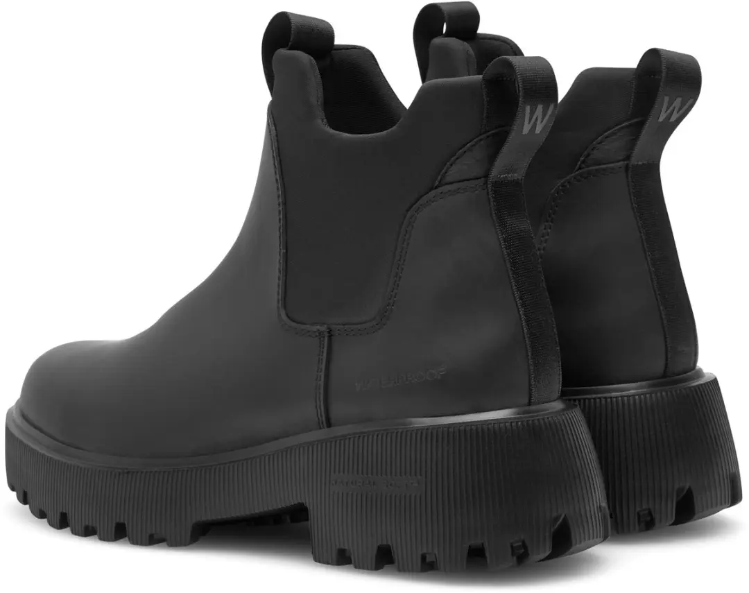 Woden Isabella Waterproof Enkellaarzen - Zwart - afbeelding 4 van 4