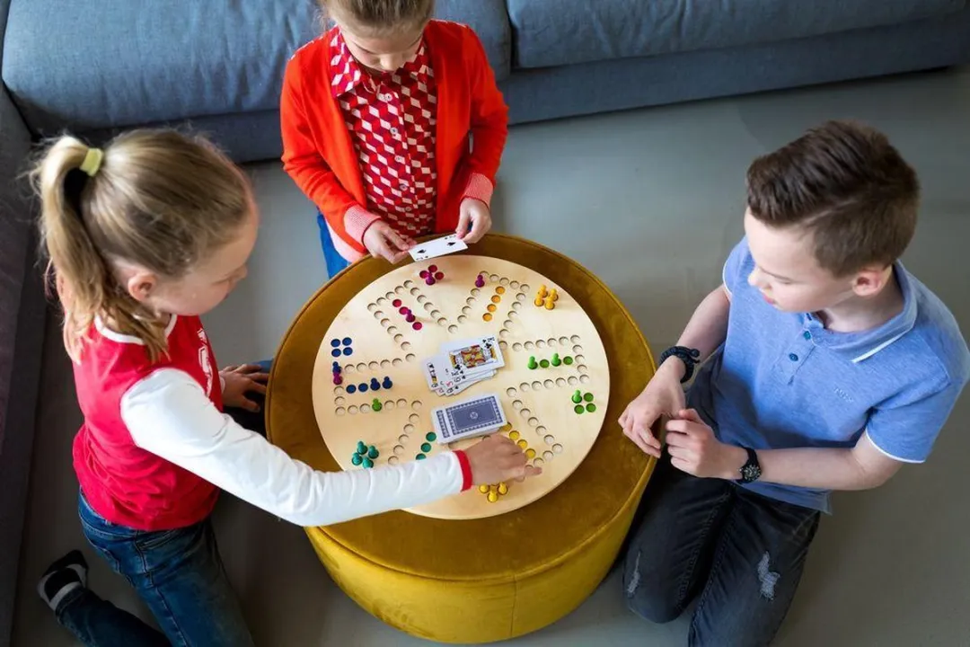 BS Toys 3-in-1 Bordspel Keezenspel Ganzenbord Ludo GA374 - 2-6 Spelers