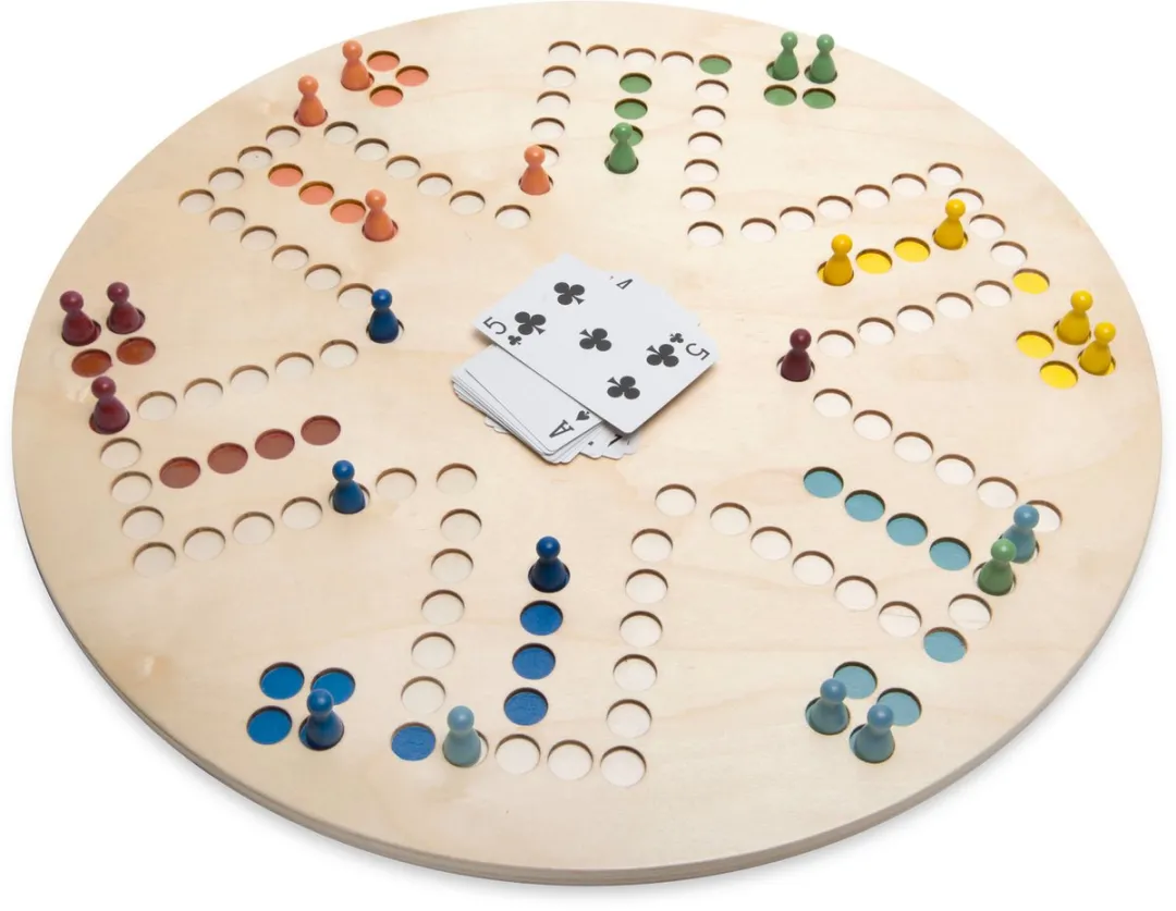 BS Toys 3-in-1 Bordspel Keezenspel Ganzenbord Ludo GA374