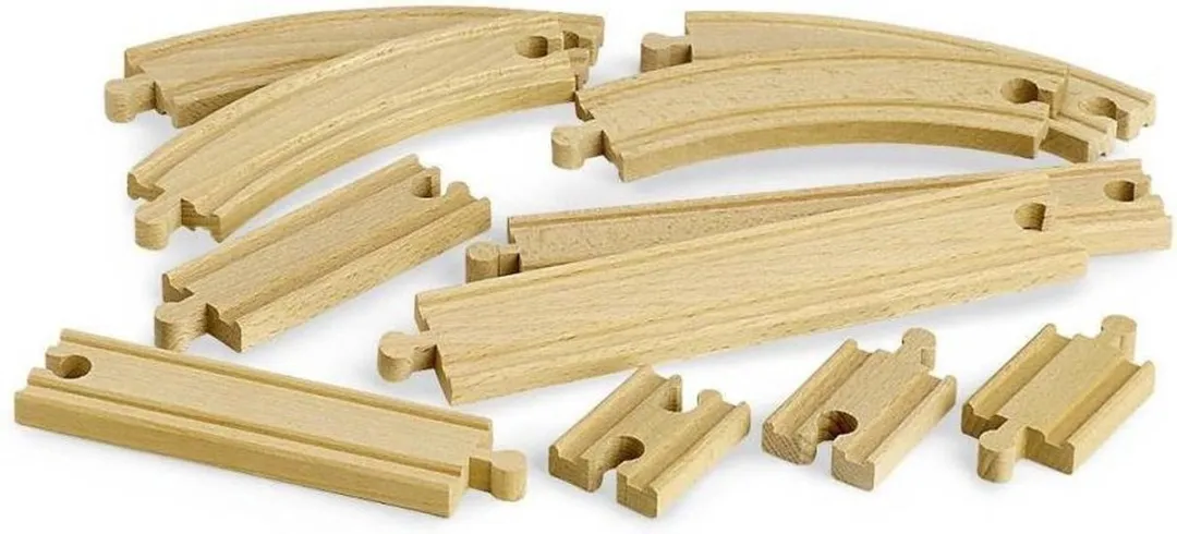 BRIO Rails Uitbreidingsset 33401 - 2 Stuks - Bruin - afbeelding 6 van 6