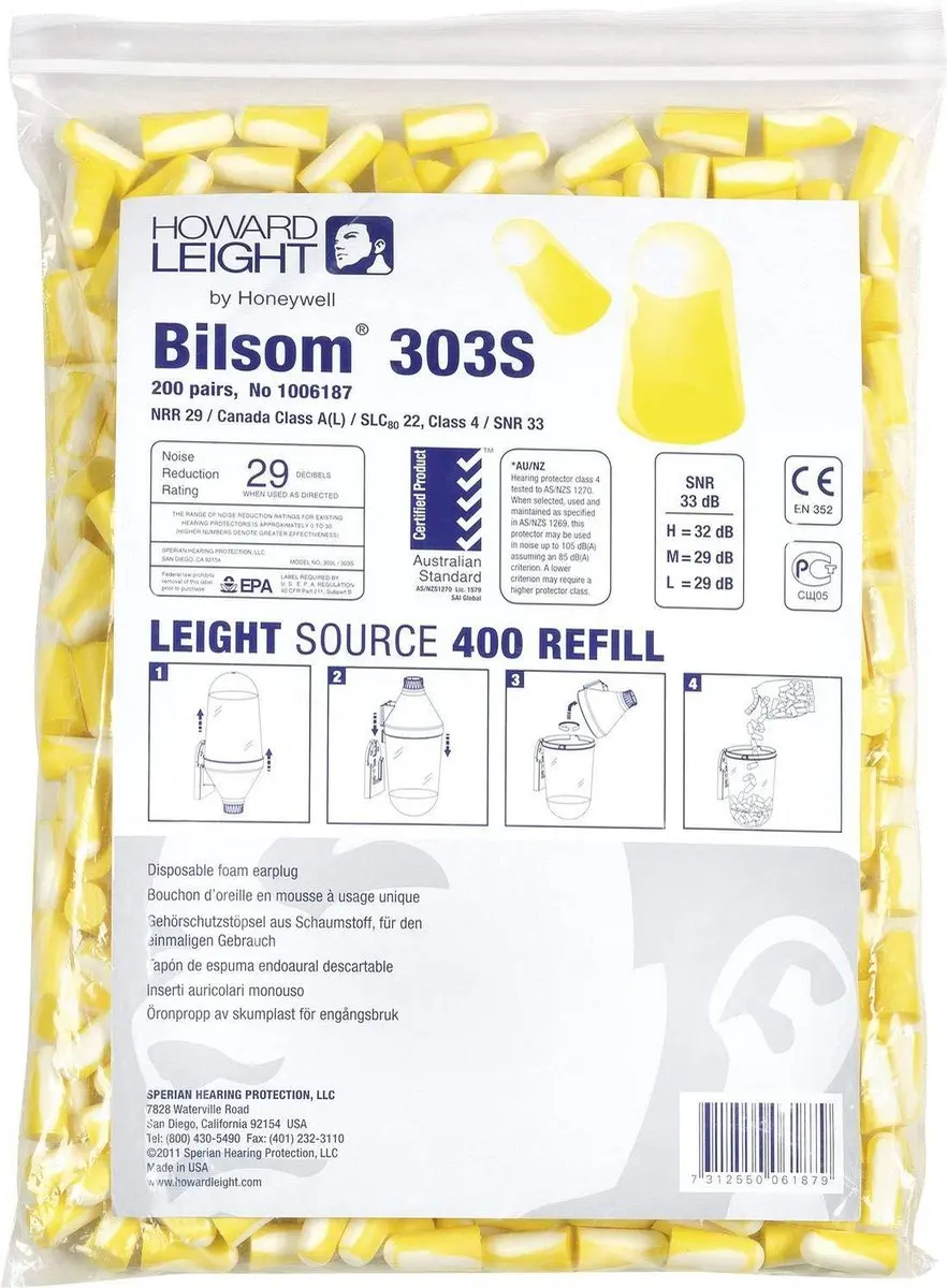 Bilsom 303S oordop klein navulverpakking 200 stuks
