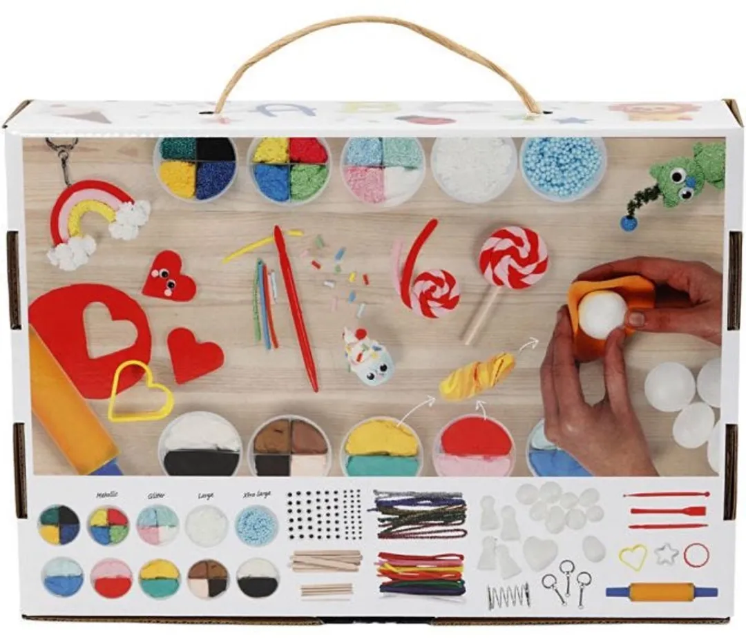Creativ Company Foam & Silk Clay Knutselbox - Multicolor