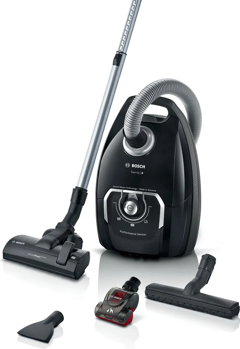 Bosch Serie 8 BGL8BA3S Stofzuiger met zak