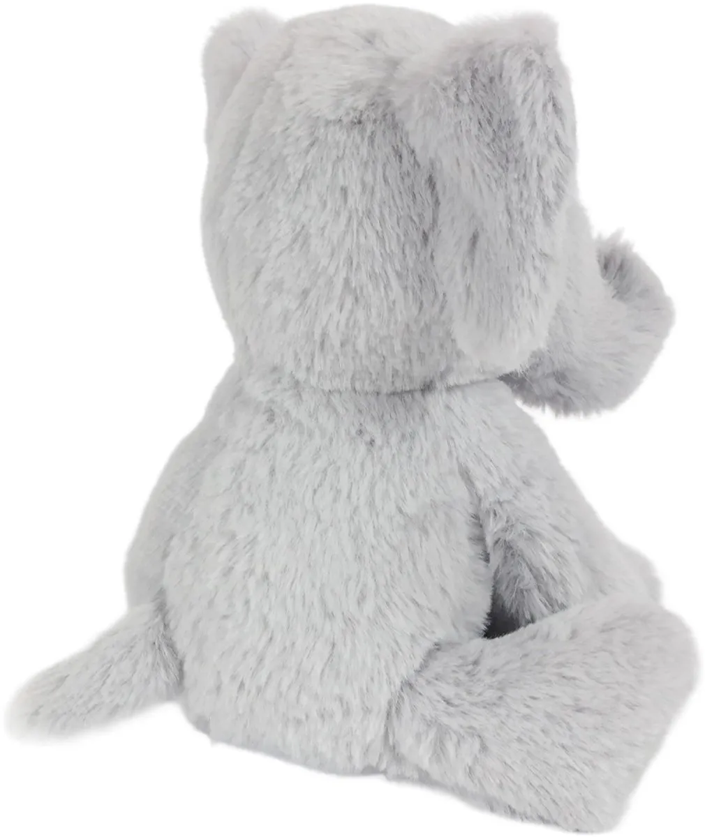 PIA Soft Toys Pluche Olifant Knuffel Zittend 19cm - Grijs