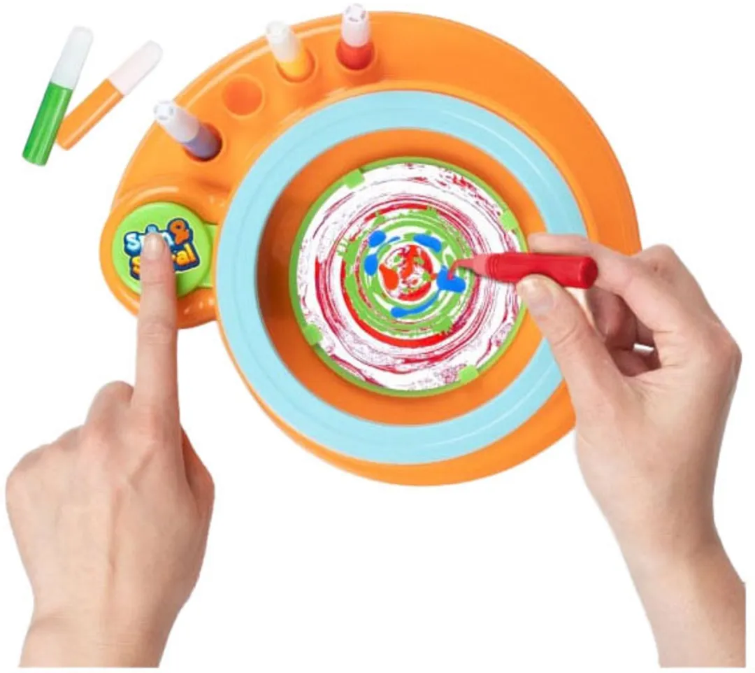 Toi-Toys Spin- en Spirograaf Station 2in1 - Multi kleuren