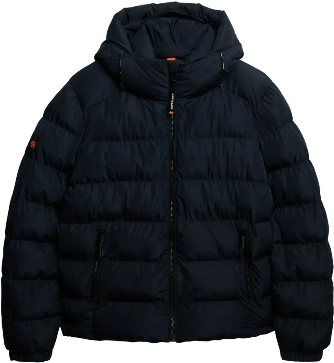 Superdry Sports Puffer Jack met Capuchon - Eclipse Navy - afbeelding 5 van 6