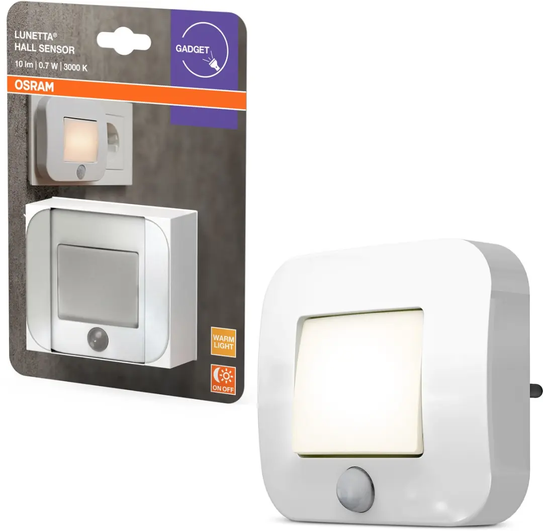 OSRAM Lunetta Hall Sensor LED-nachtlamp - Wit - afbeelding 6 van 6
