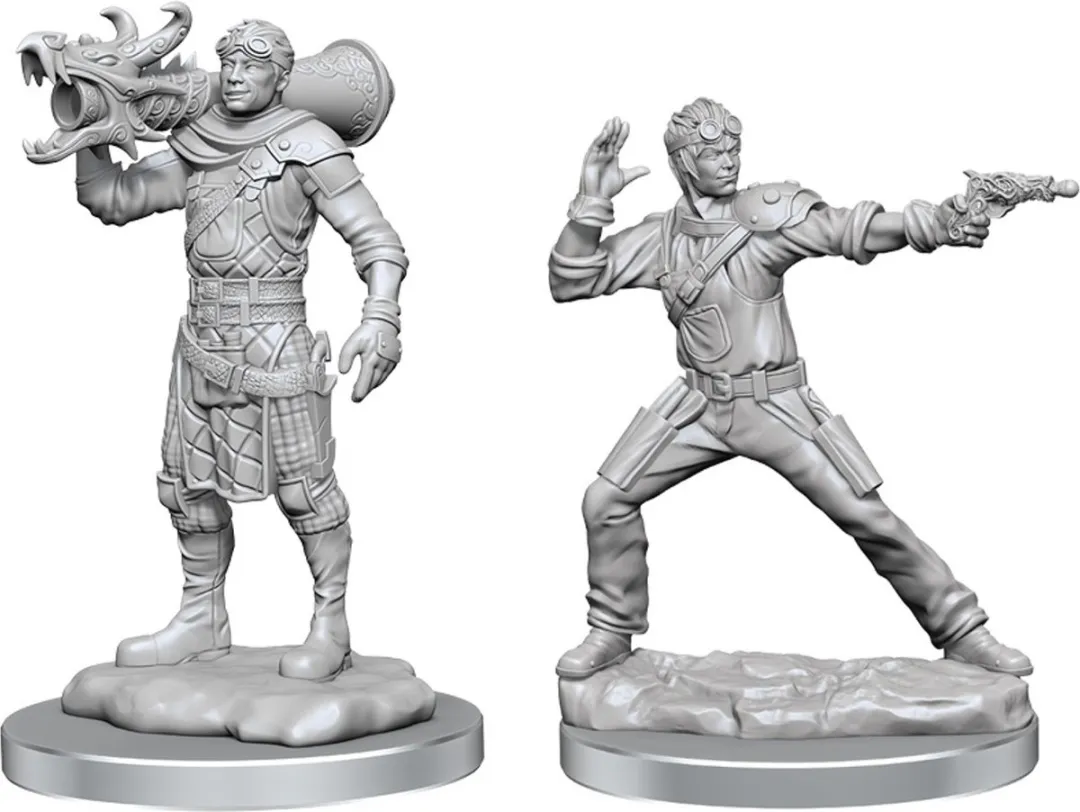 Wizkids D&D Nolzur's Marvelous Miniatures Human Artificer & Apprentice