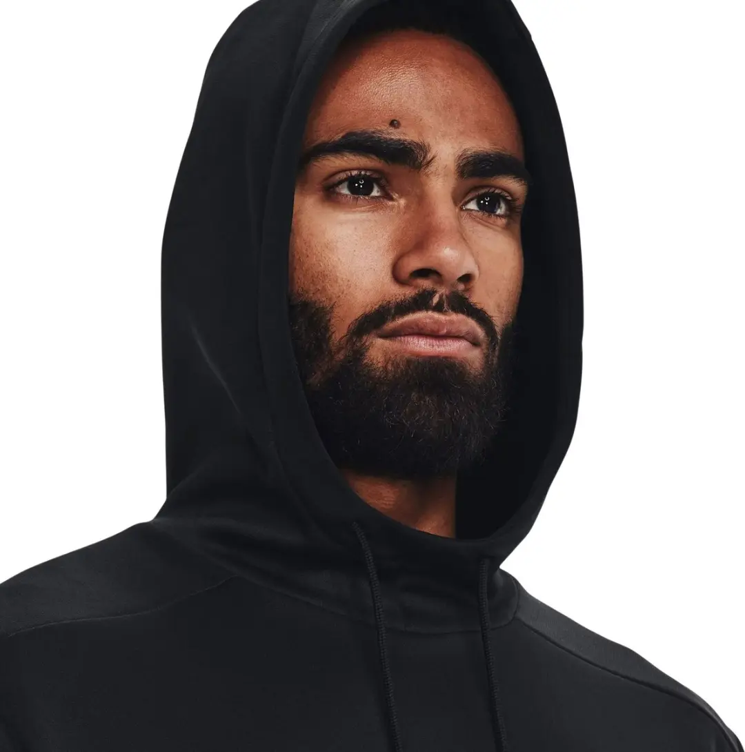 Under Armour Fleece Hoodie Heren - Zwart - L - afbeelding 6 van 6