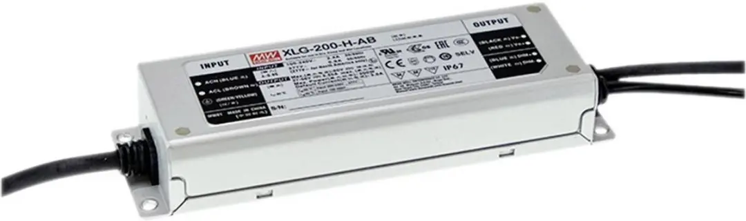 Mean Well XLG-200-L-A LED-driver 200W - Metaal - afbeelding 3 van 3