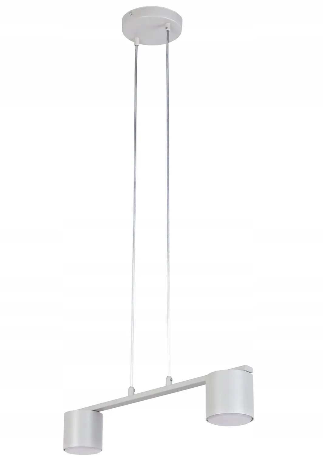 Mila 2 Hanglamp Staal Grijs Beige