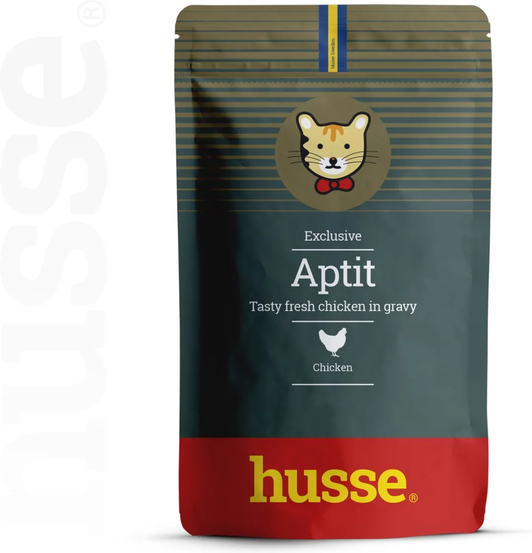 Husse Aptit Chicken Natvoer Kat 48x70g