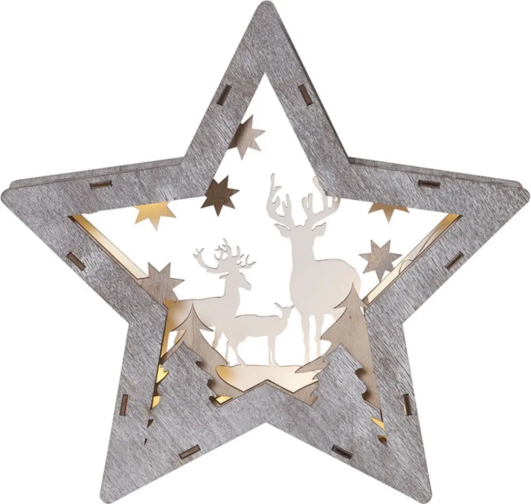 STAR Trading Fauna LED Decoratie Ster