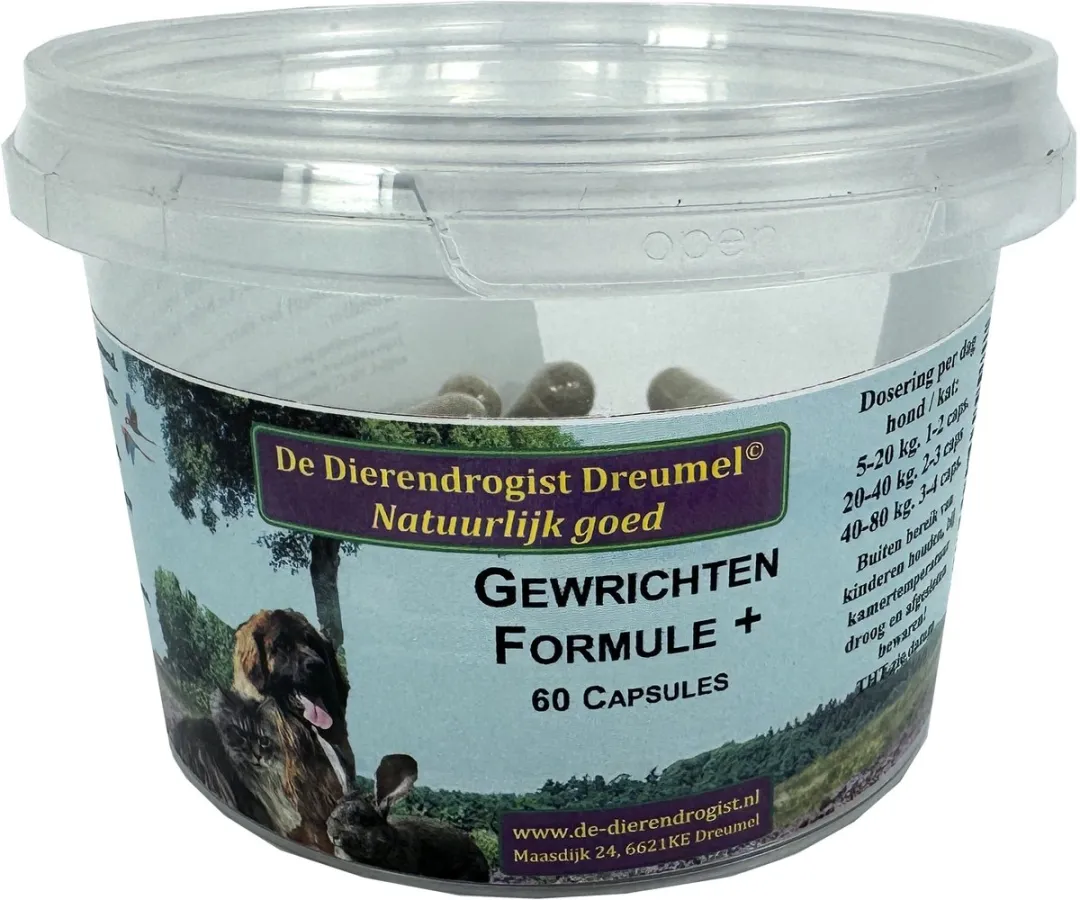 Dierendrogist Gewrichtsformule+ Capsules - 60 Stuks