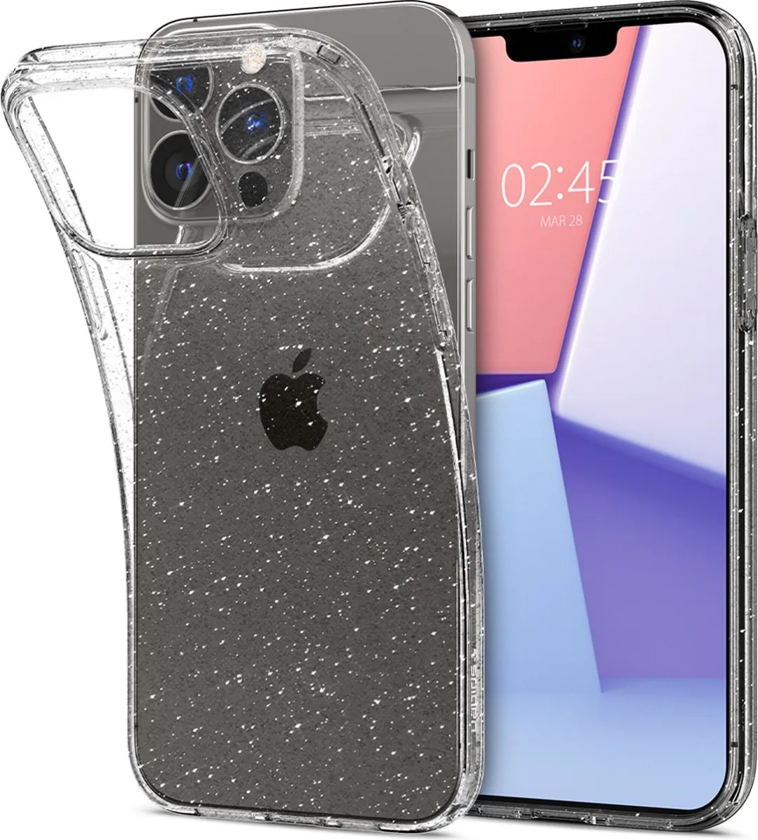 Spigen Liquid Crystal Glitter TPU Hoesje 48100 - iPhone 13 Pro