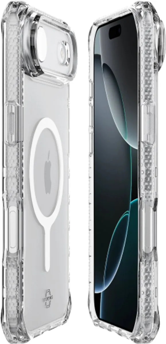 ITSKINS Level 2 HybridMagClear iPhone Air MagSafe Hoesje - Transparant