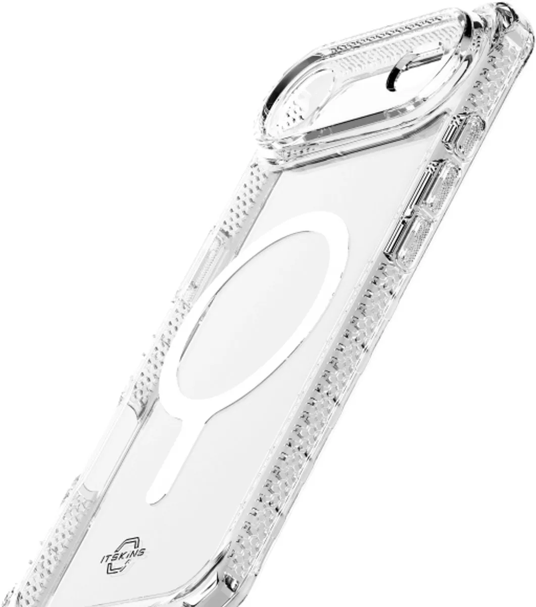 ITSKINS Level 2 HybridMagClear iPhone Air MagSafe Hoesje - Transparant