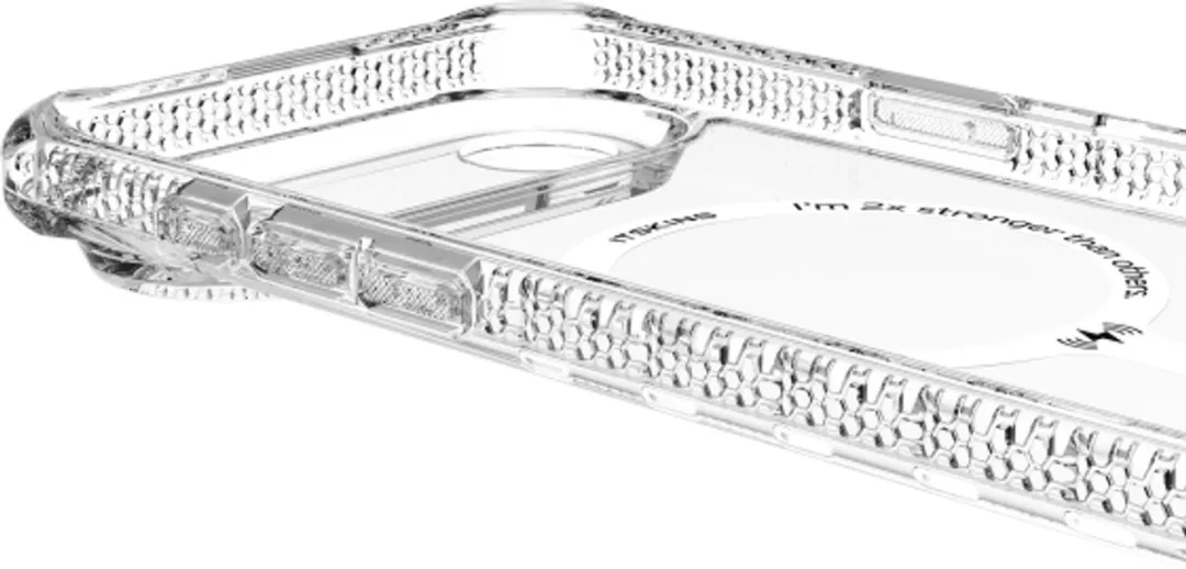 ITSKINS Level 2 HybridMagClear iPhone Air MagSafe Hoesje - Transparant