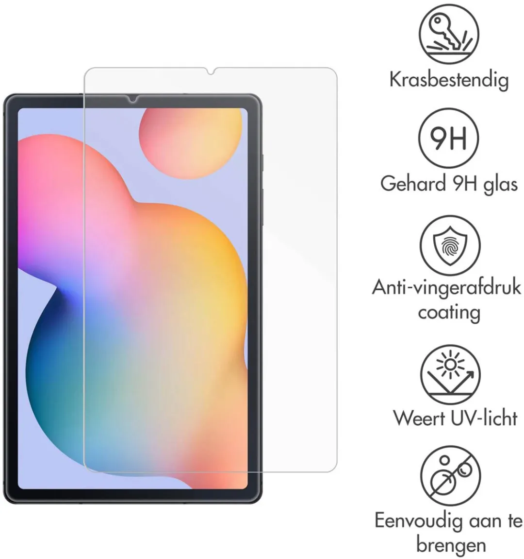 Imoshion SH00065133 Tablet Screenprotector - Samsung Galaxy Tab S6 Lite - Transparant