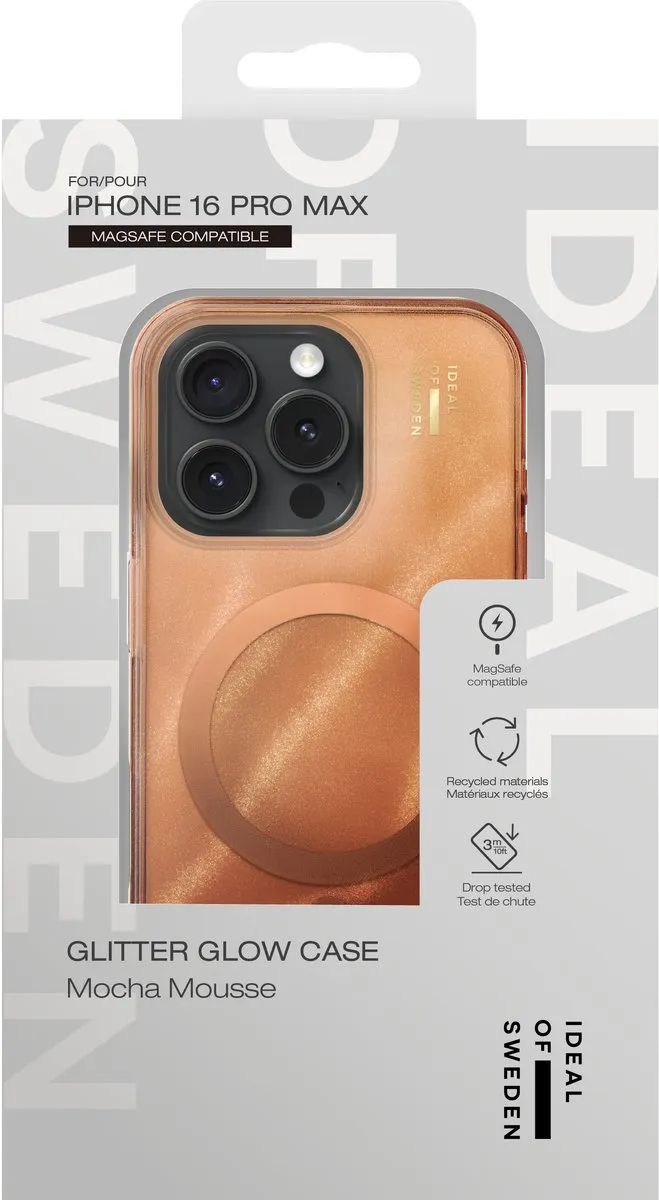 iDeal of Sweden Clear Case iPhone 16 Pro Max - Mocha Mousse