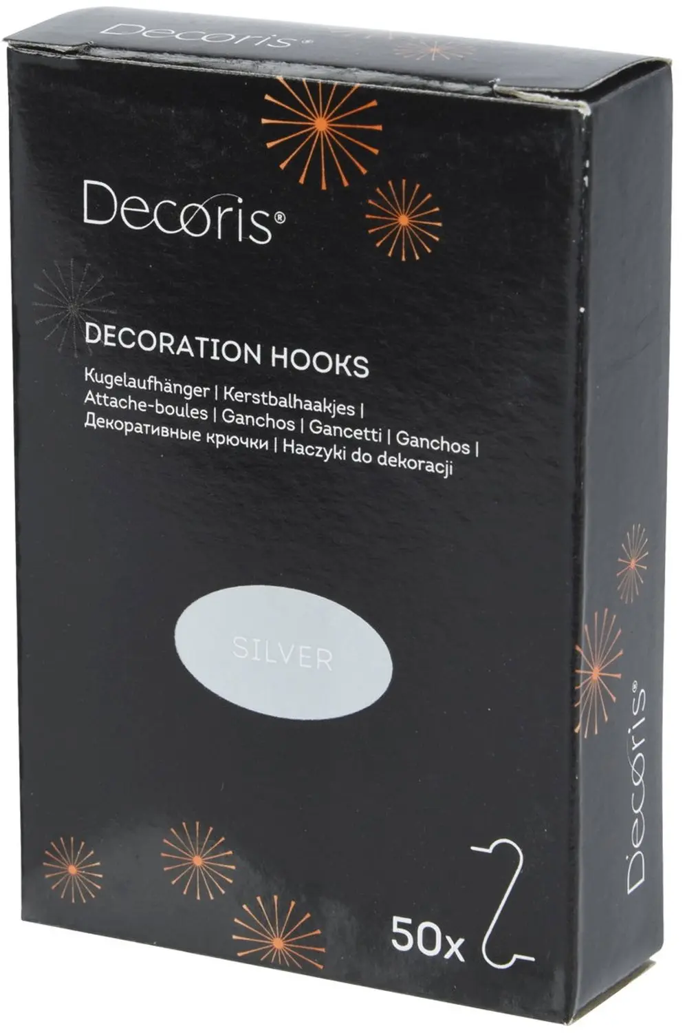 Kerstbalhaakjes decoris ijzer