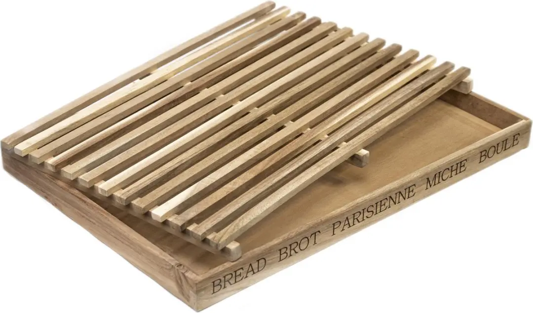 APS Broodsnijplank Acacia met Opvangbak - 48x34x3,5cm - afbeelding 6 van 6