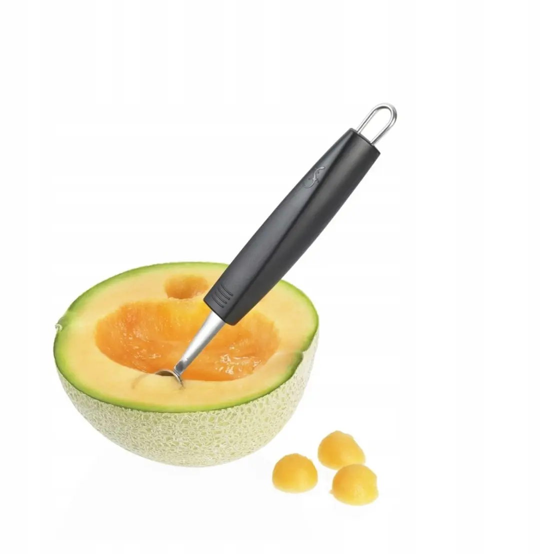 Merkloze lepel voor het uitscheppen van fruitbolletjes, 19 cm