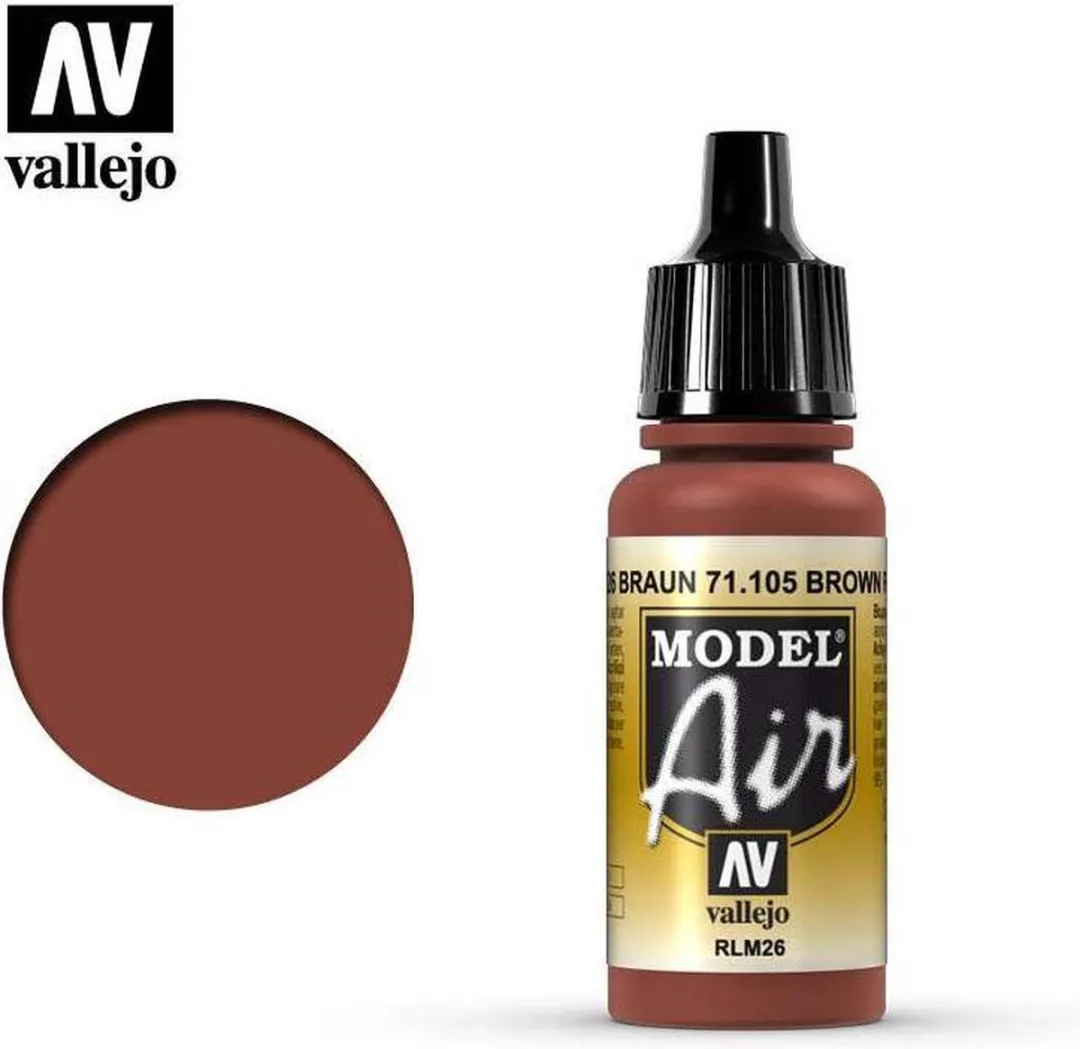 Vallejo Model Air Brown RLM 26 Acrylverf 17ml