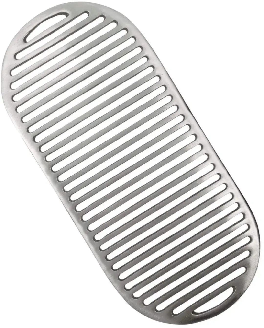 House Doctor Esme Onderzetter Geborsteld Zilver 35,5x16cm - afbeelding 3 van 3
