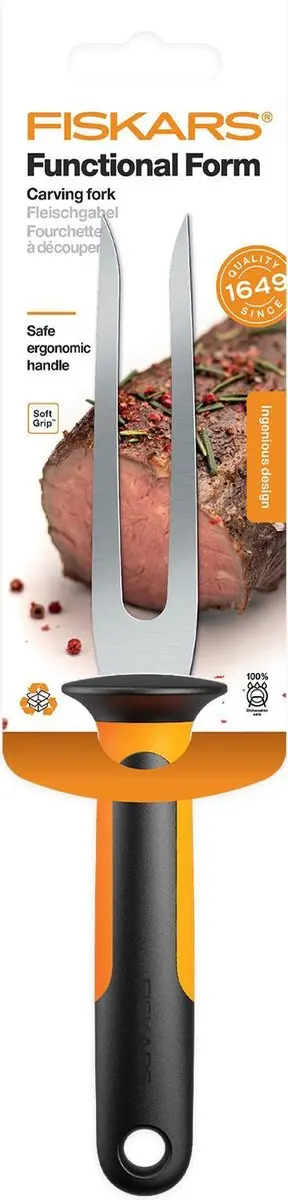Fiskars Functional Form Trancheervork 11cm - RVS - afbeelding 4 van 6