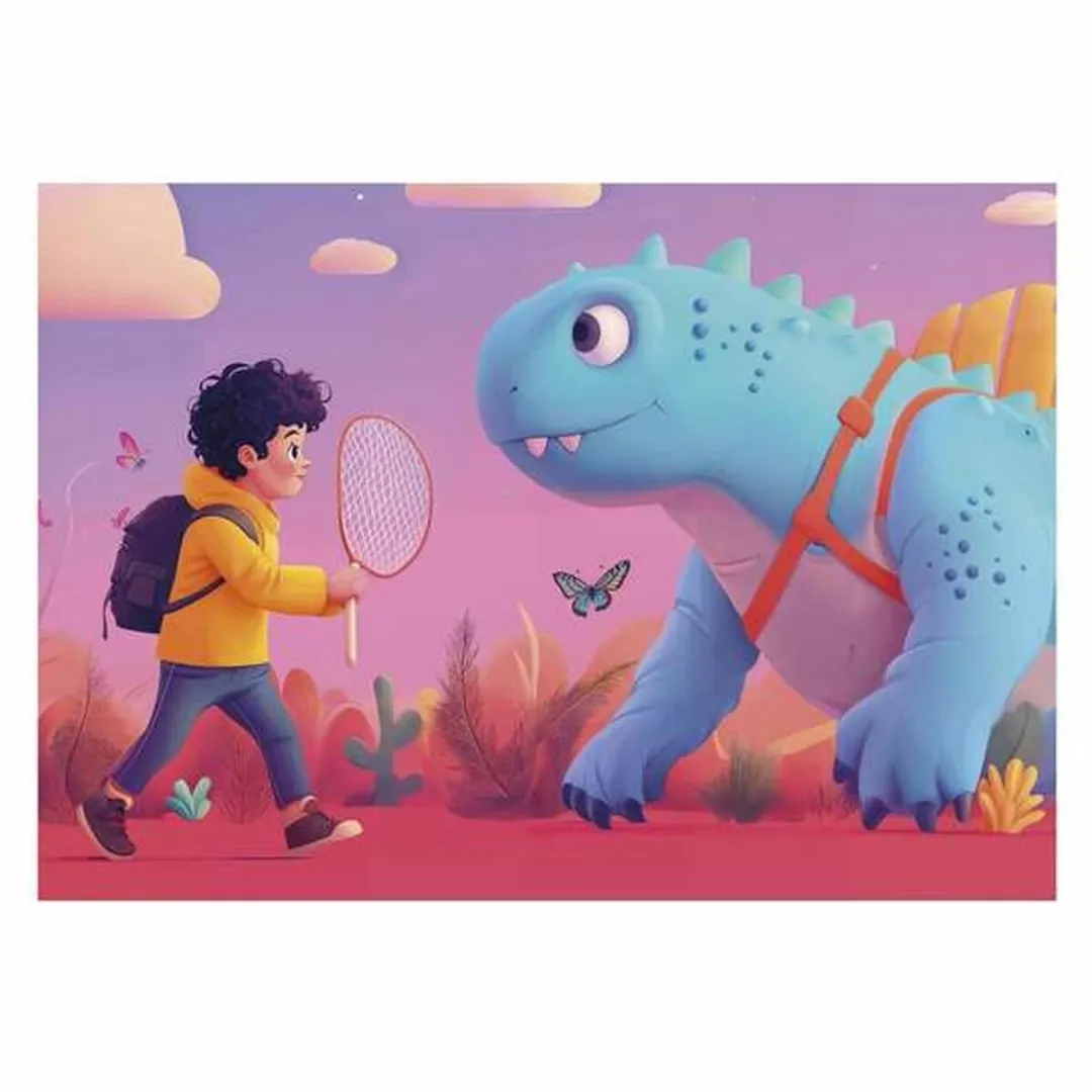 Educa Friendly Dinosaurs Puzzelset - 4 Stuks
