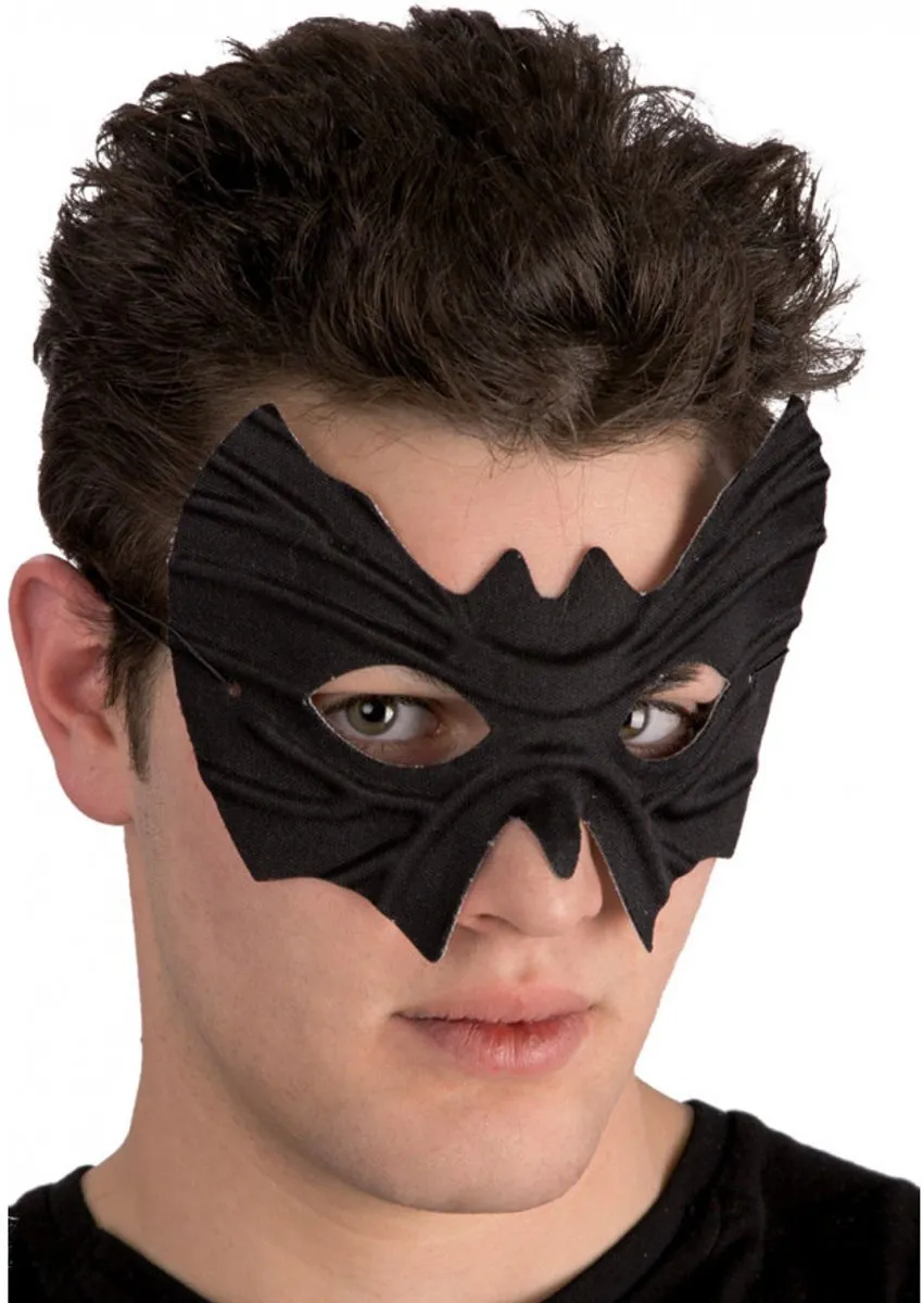 Carnival Toys Vleermuis Verkleedmasker - Zwart