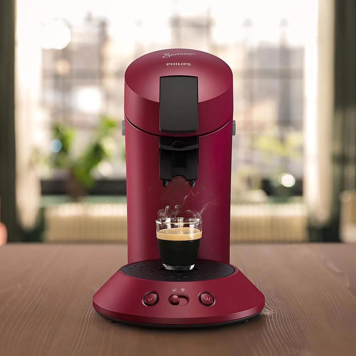 Philips Senseo CSA210/91 Koffiezetapparaat - 1450W - Rood