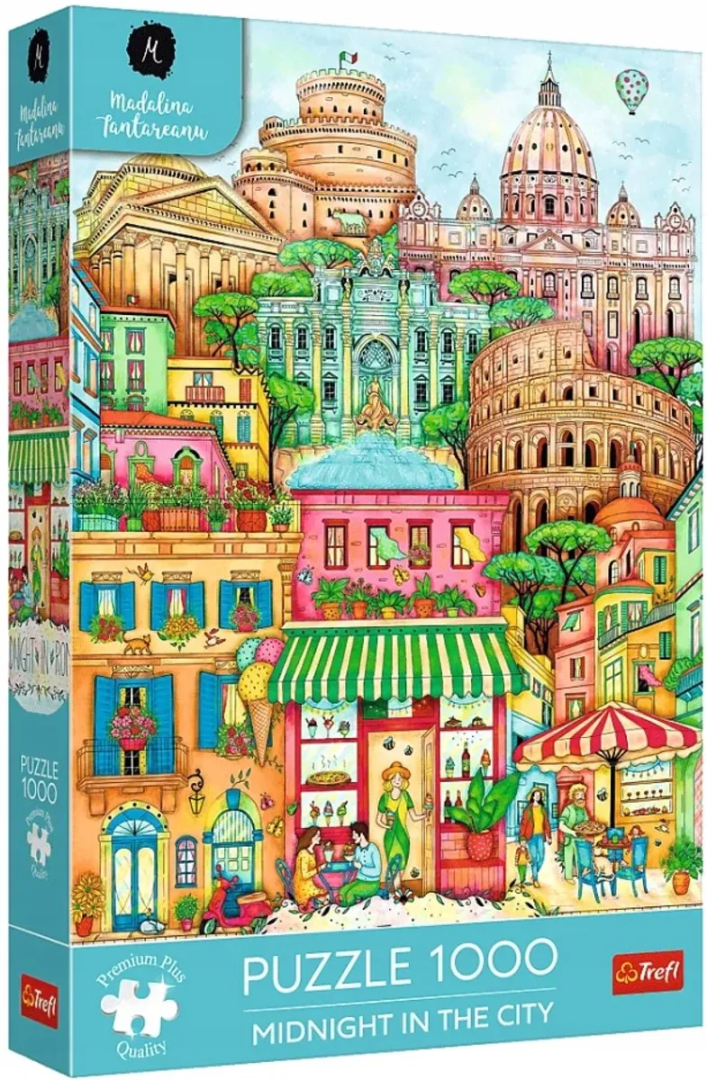 Trefl Puzzel Middernacht in Rome 1000 Stuks