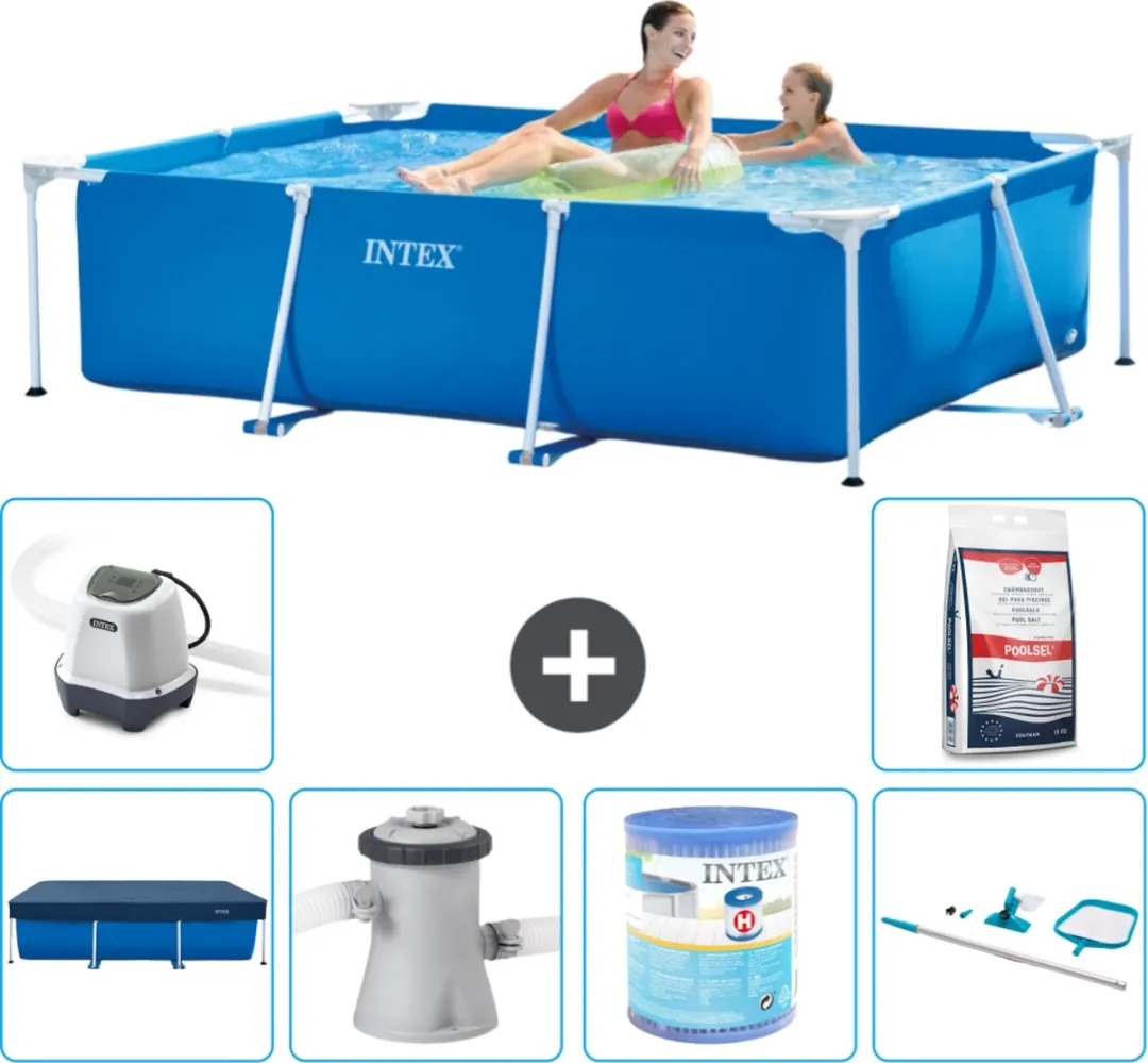 Intex Rechthoekig Frame Zwembad 220x150x60cm