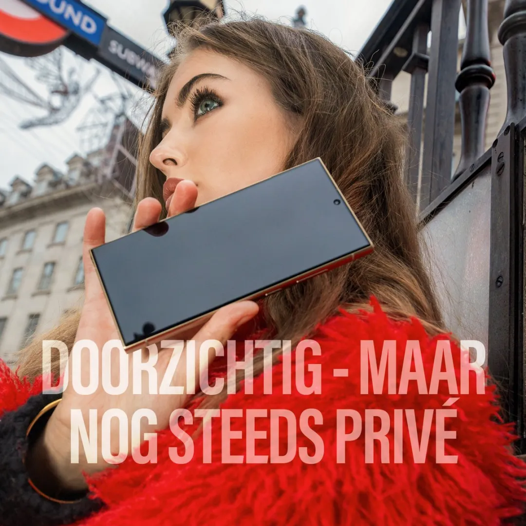PanzerGlass Ultra-Wide Fit Privacy Screenprotector S25 Ultra - Zwart