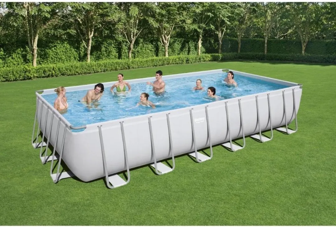 Bestway Power Steel Zwembad 732x366x132cm - 30.045L Grijs - afbeelding 6 van 6