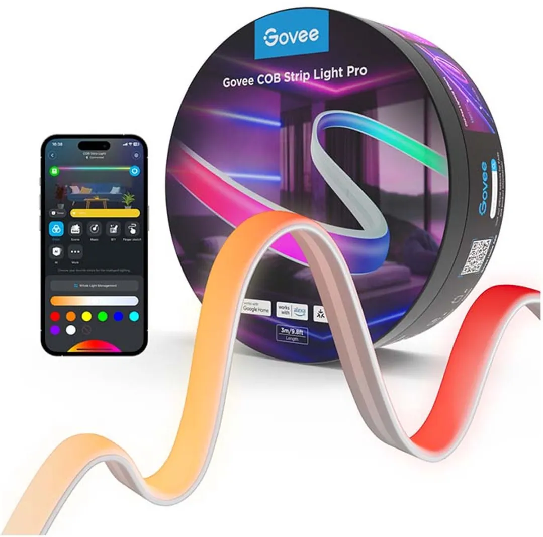Govee COB Strip Light Pro RGBIC - 3m - Wit